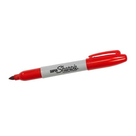 Sharpie Red Super Sharpie Markers, 12PK BUY00441017